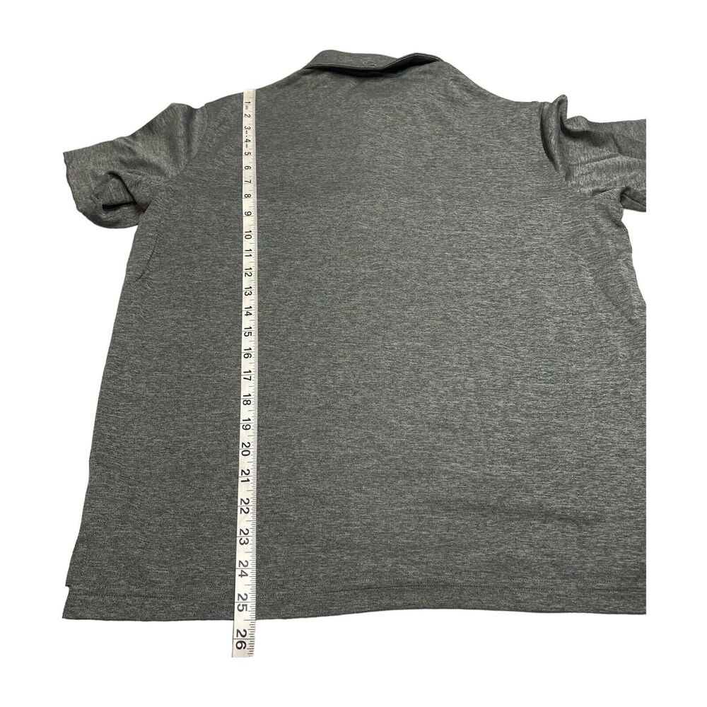 Chase 54 Polo Shirt Men's Medium Gray 100% Polyester Short Sleeve Performance - Picture 5 of 8